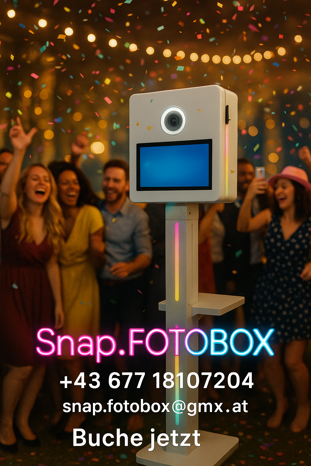 Fotobox – Event mit Konfetti